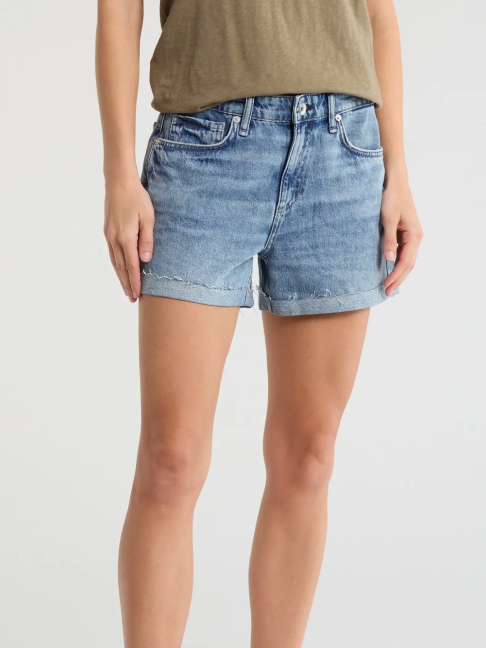 NWT Rag & Bone Dylan Cuffed Denim Shorts in size 29